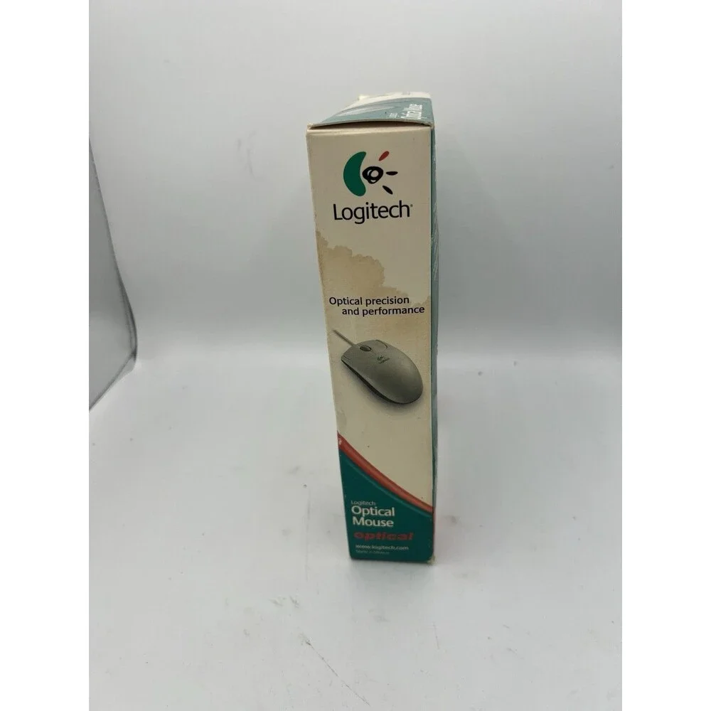 🐁Logitech Optical Corded Mouse 930582-0403 M-BJ58 USB to PS/2 PC Mac New in Box